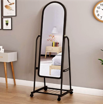 Mirror with stand