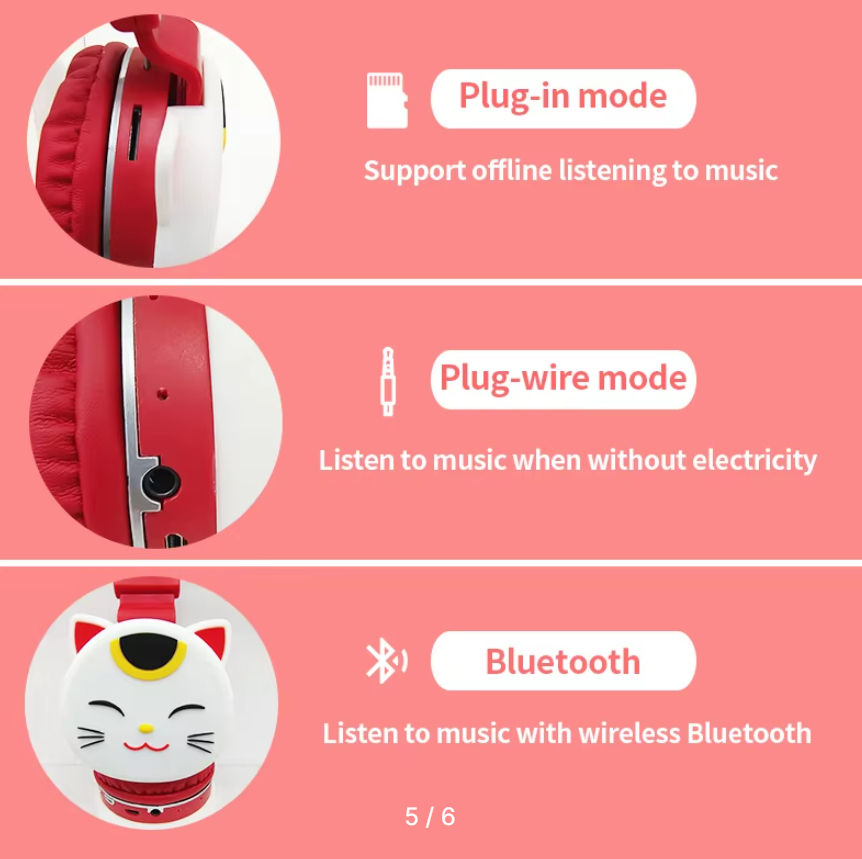 Cartoon Headphones for girls